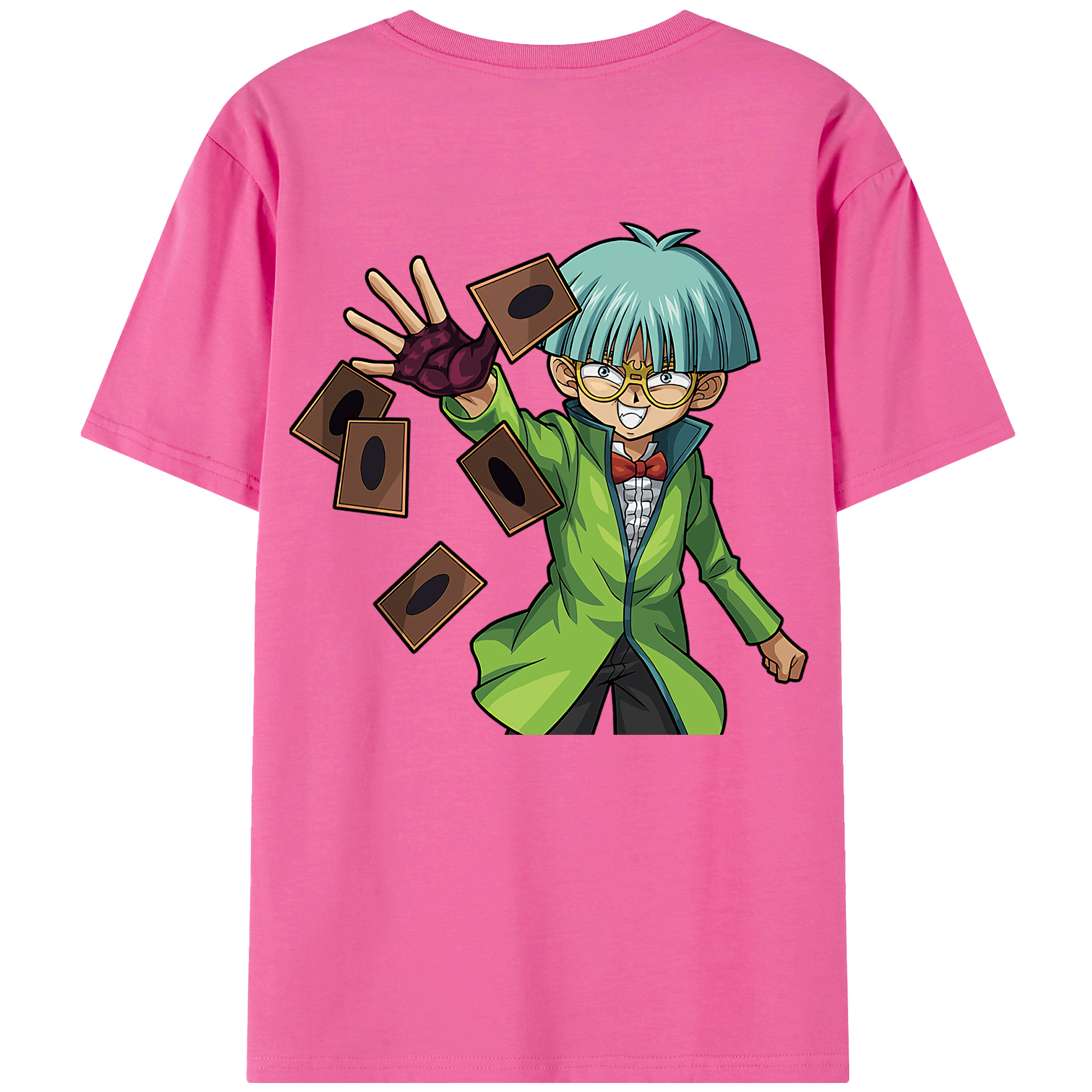 （画像用） 遊☆戯☆王 Yu-Gi-Oh! レディース半袖Tシャツ(バックプリント)